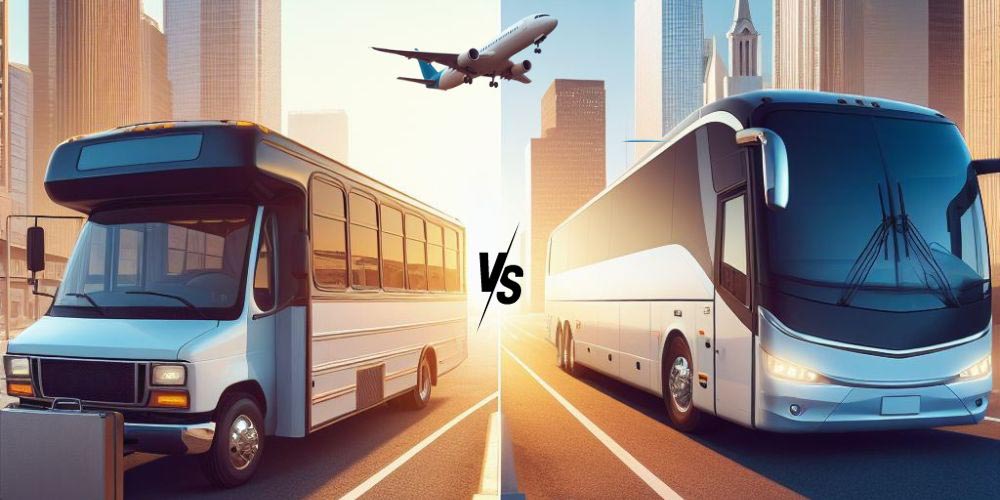 Shuttle Bus vs Charter Bus